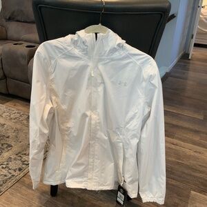 NWT Under Armour Stormproof White Lightweight jacket